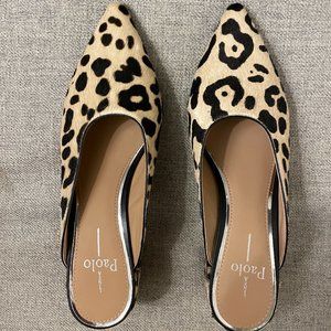 Linea Paolo Zadie II Leopard Genuine Calf Hair Mule (Women)